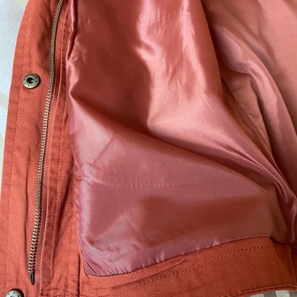 Forever 21 Drawstring Waist Hooded Coat. - Picture 9 of 12